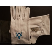 Masonic Gloves with Coins