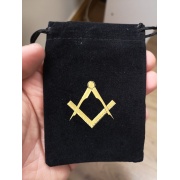 Masonic Velvet Bag